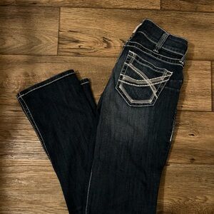 Ariat REAL straight leg mid rise jean